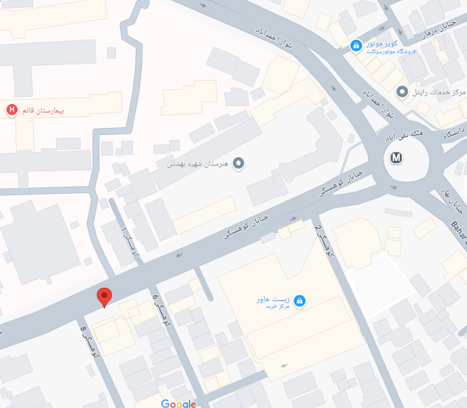 آدرس شعبۀ مشهد